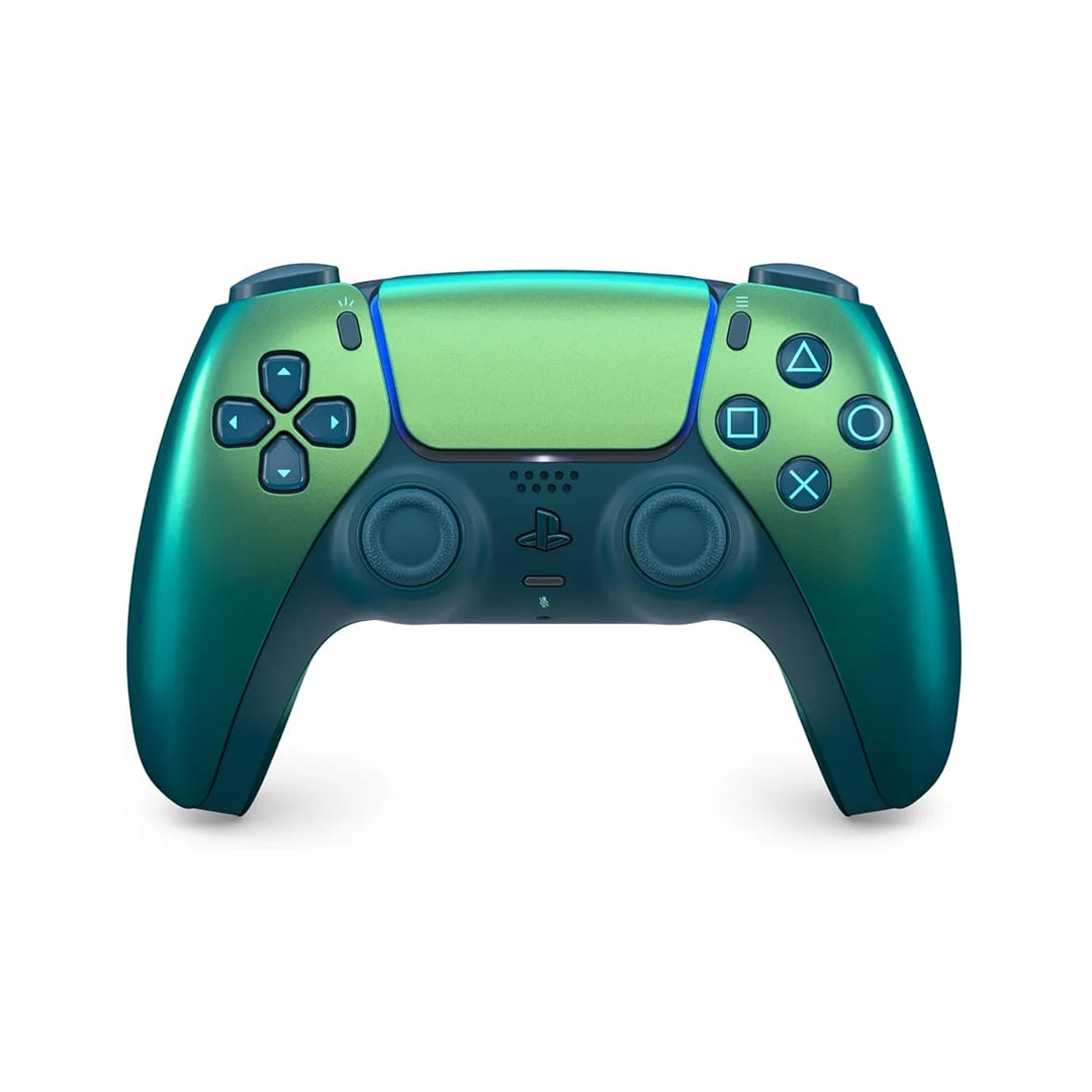 يدة التحكم اللاسلكية Sony DualSense لجهاز بلايستيشن 5 بلونها المذهل Chroma Teal (كروما تيل) - Z.17716824879337258